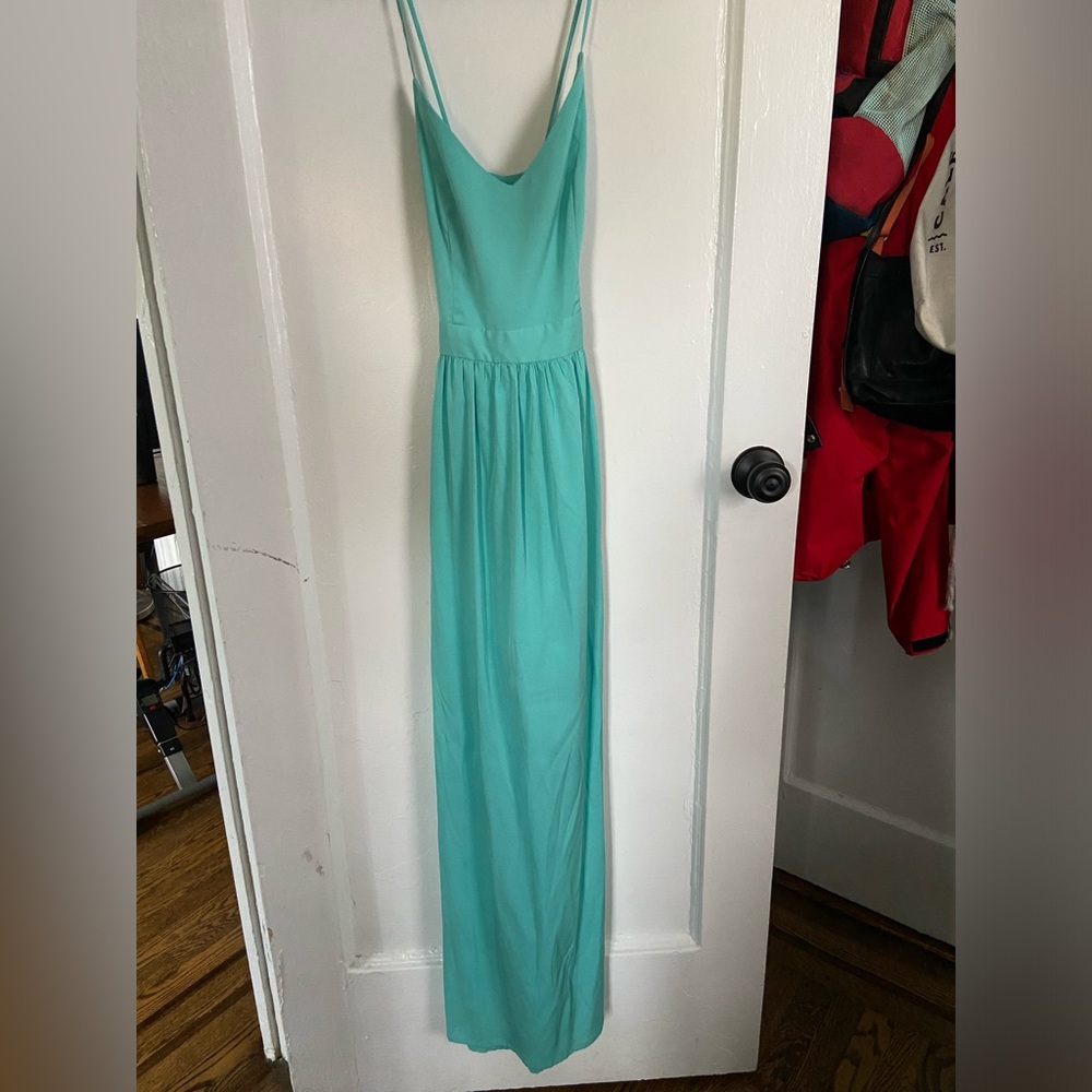 TOBI Aqua Maxi Dress